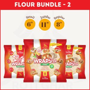 Flour Bundle 2 | Pack of 3 | Wrapster Flour Tortilla Wrap
