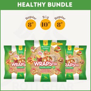 Healthy Bundle | Pack of 3 | Wrapster Wholemeal Tortilla Wrap