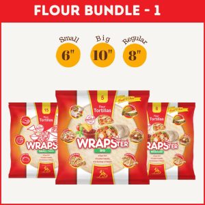 Flour Bundle 1 | Pack of 3 | Wrapster Flour Tortilla Wrap