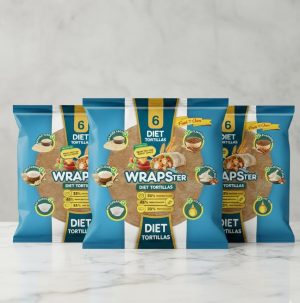 Wrapster Diet Tortillas Bundle, Pack of 3